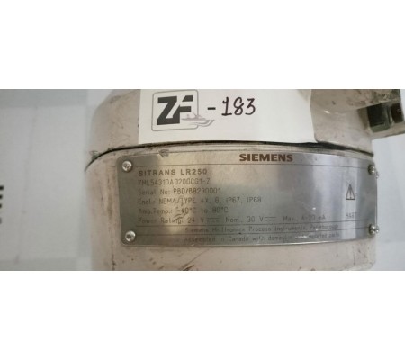 SIEMENS - SITRANS - LR250