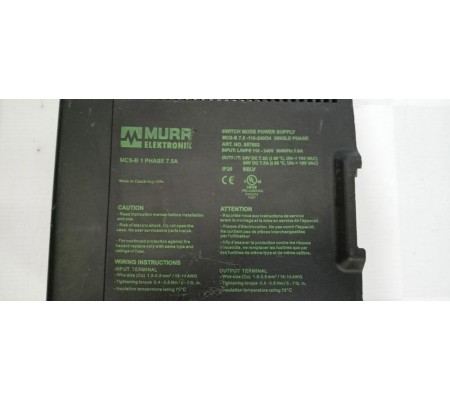 MURR ELEKTRONIK POWER SUPLLY - 857892